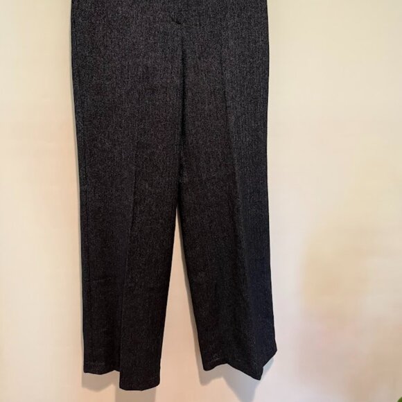 Talbots Black Italian Wool Blend Trousers, Size 12 - Picture 7 of 7